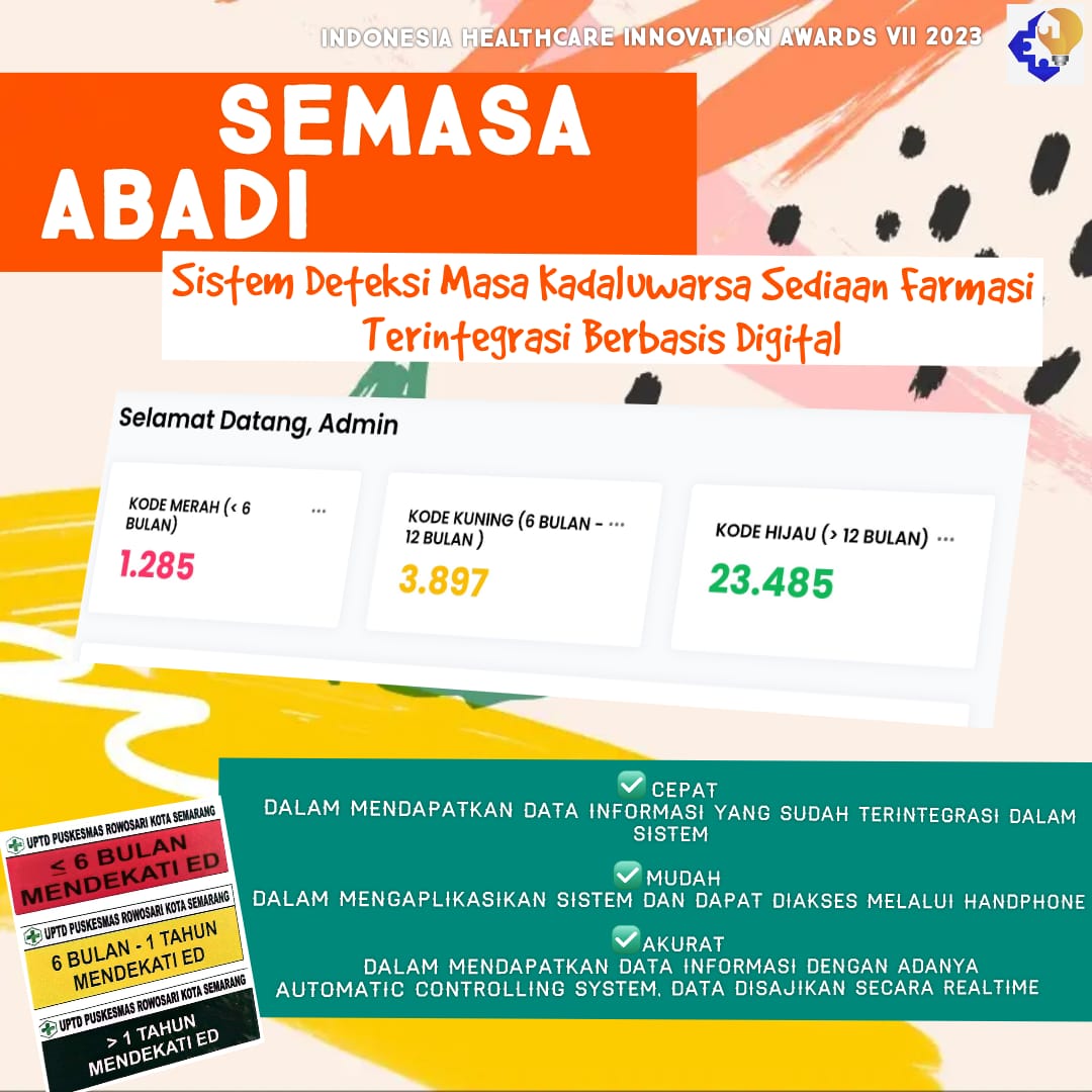 SEMASA ABADI ( Sistem Deteksi Masa Kadaluwarsa Sediaan Farmasi Terintegrasi Berbasis Digital )